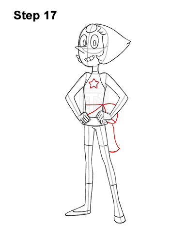 How to Draw Pearl Steven Universe Full Body 17