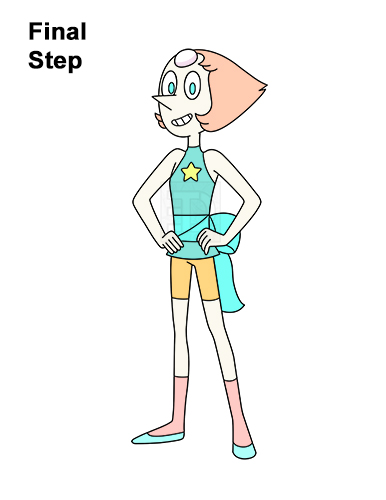How to Draw Pearl Steven Universe Full Body