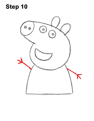 Draw Peppa Pig 10 How to Draw Peppa Pig Cartoon 10