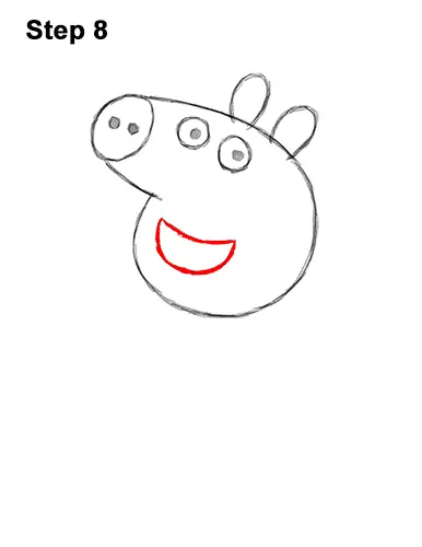 Draw Peppa Pig 8 How to Draw Peppa Pig Cartoon 8