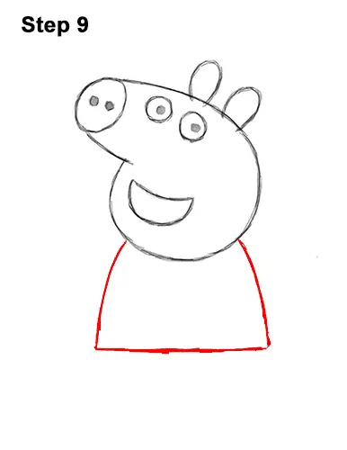 Draw Peppa Pig 9 How to Draw Peppa Pig Cartoon 9