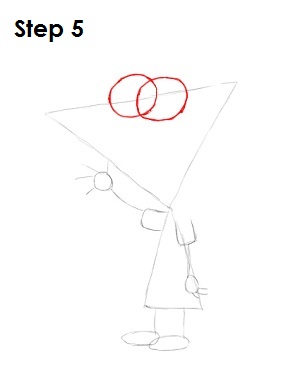 Draw Phineas Step 5