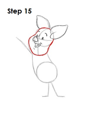 How to Draw Piglet Step 15 Draw Piglet Step 15