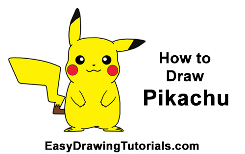 Draw Pikachu Pokemon How to Draw Pikachu Pokemon Cute