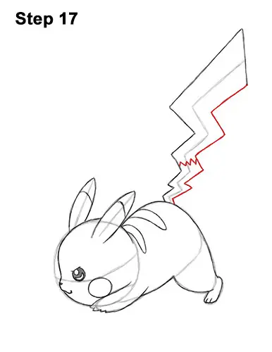 How To Draw Pikachu Attack Pose