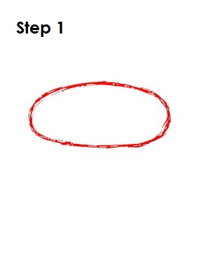How to Draw Pink Panther Step 1 Draw Pink Panther Step 1