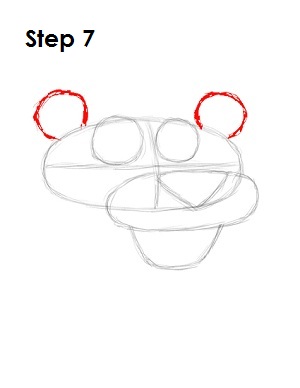 How to Draw Pink Panther Step 7 Draw Pink Panther Step 7