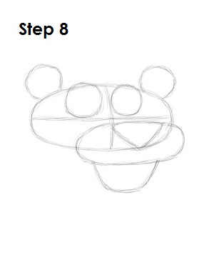 How to Draw Pink Panther Step 8 Draw Pink Panther Step 8