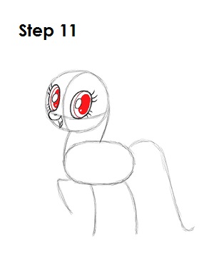 Draw Pinkie Pie Step 11 Draw Pinkie Pie 11