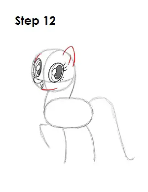 Draw Pinkie Pie Step 12 Draw Pinkie Pie 12