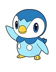 How to Draw Piplup Pokemon Waving