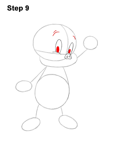 How to Draw Porky Pig Full Body Looney Tunes 9