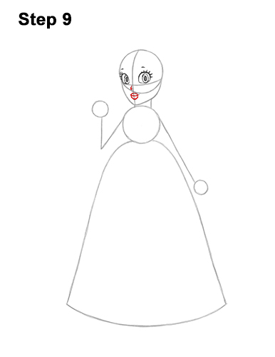 Draw Princess Peach Super Mario 9 How to Draw Princess Peach Full Body Nintendo 9