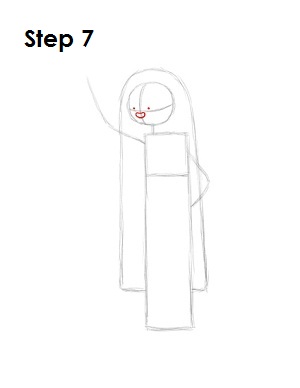 Draw Princess Bubblegum Step 7 Draw Princess Bubblegum Step 7