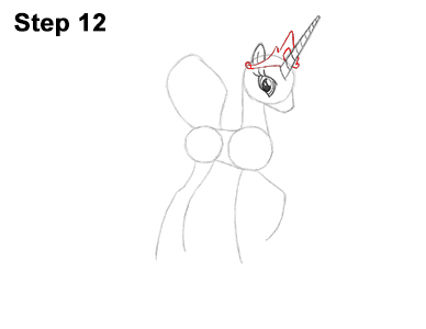 Princess Celestia Drawing 12 Draw Princess Celestia 12