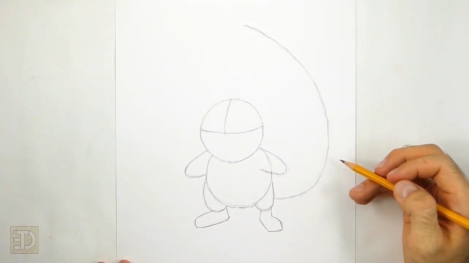 Guidelines Pencil Sketch How to Draw Raichu Guidelines Pencil Sketch