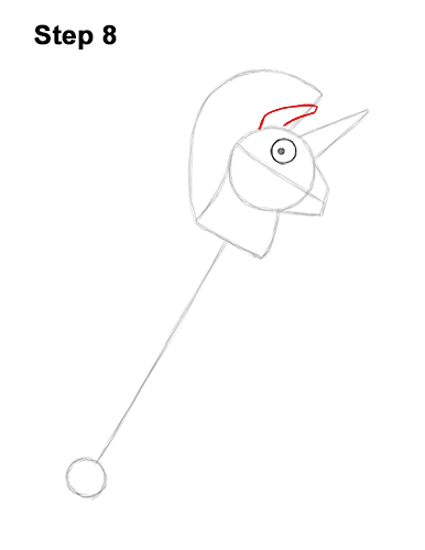 How to Draw Fortnite Rainbow Smash Pickaxe Unicorn 8