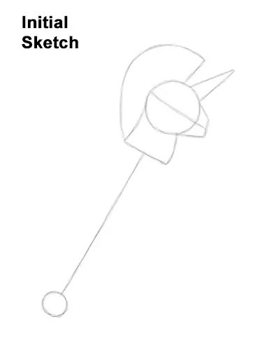 How to Draw Fortnite Rainbow Smash Pickaxe Unicorn Guide Lines