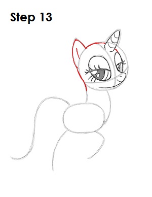 Rarity My Little Pony 13 Draw Rarity Pony 13