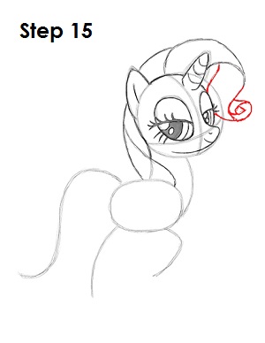 Rarity My Little Pony 15 Draw Rarity Pony 15