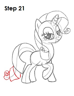 Rarity My Little Pony 21 Draw Rarity Pony 21