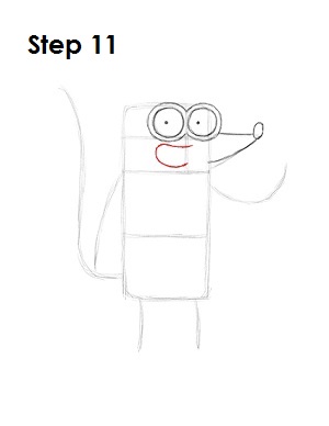 How to Draw Rigby 11 How to Draw Rigby Step 11