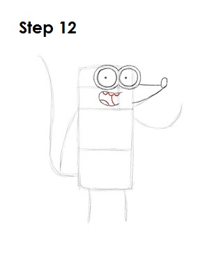 How to Draw Rigby 12 How to Draw Rigby Step 12