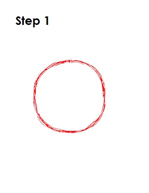 How to Draw Robin Step 1