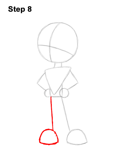 How to Draw Robin Teen Titans Go Full Body 8