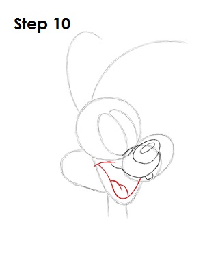 Draw Roger Rabbit Step 10 Draw Roger Rabbit 10