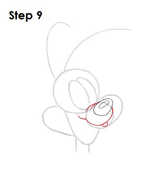 Draw Roger Rabbit Step 9 Draw Roger Rabbit 9