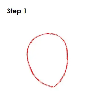 How to Draw Roxas Step 1