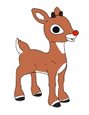 How to Draw Rudolph the Red-Nosed Reindeer