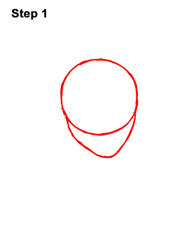How to Draw Rumi - Step 1