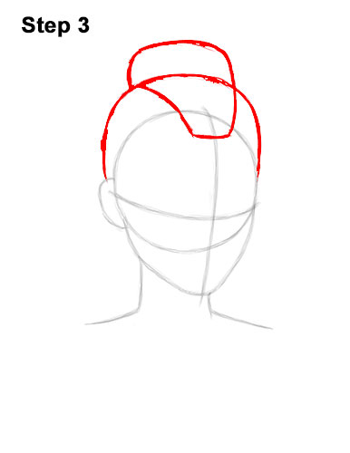 How to Draw Rumi - Step 3