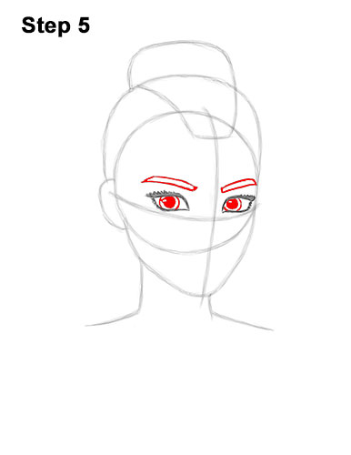 How to Draw Rumi - Step 5