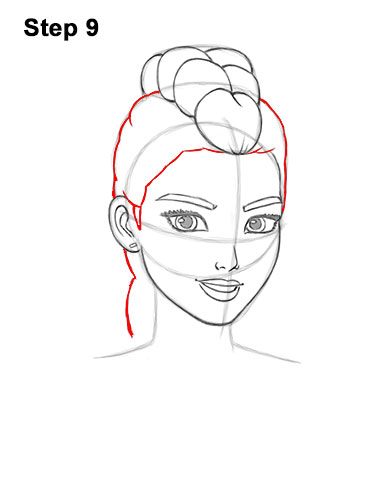 How to Draw Rumi - Step 9