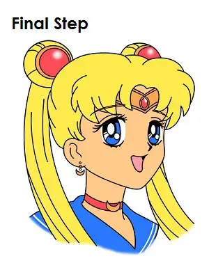  Draw Sailor Moon Step Last