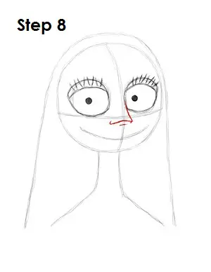 How to Draw Sally Step 8