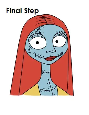 How To Draw Sally Nightmare Before Christmas