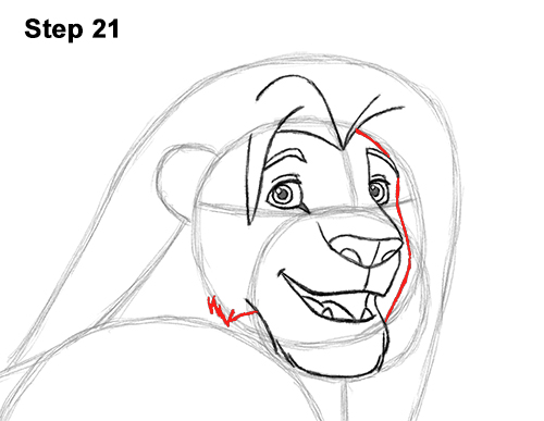 Simba Grown Up Lion King Drawing 21 Draw Adult Grown Up Simba Lion King Disney 21