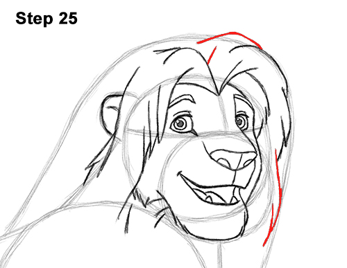 Simba Grown Up Lion King Drawing 25 Draw Adult Grown Up Simba Lion King Disney 25