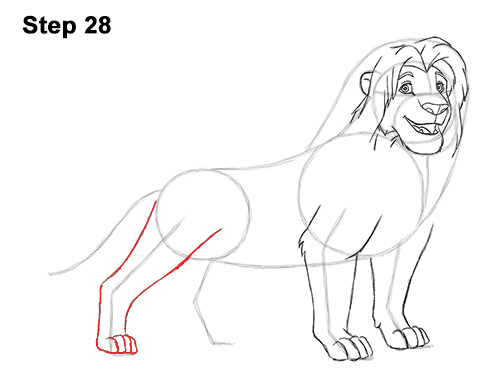 Simba Grown Up Lion King Drawing 28 Draw Adult Grown Up Simba Lion King Disney 28
