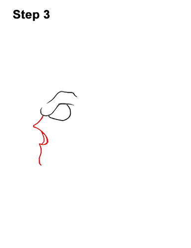 How to Draw a Scary Creepy Evil Skull Side View Halloween 3