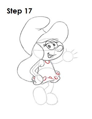 Smurfette 17 Draw Smurfette 17