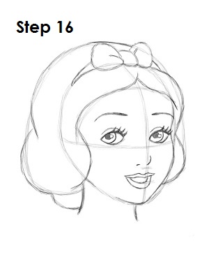 How to Draw Snow White Step 16 How to Draw Snow White Step 16
