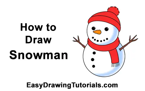 How To Draw A Snowman