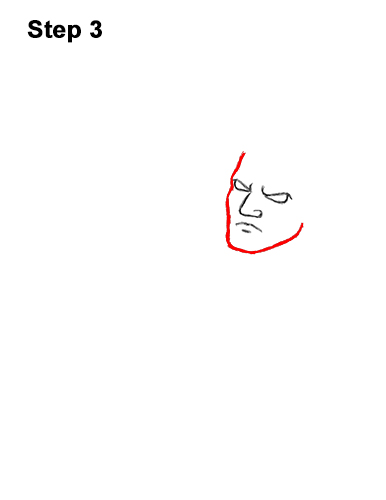 How to Draw Cartoon Soccer Football Player Kicking Ball 3