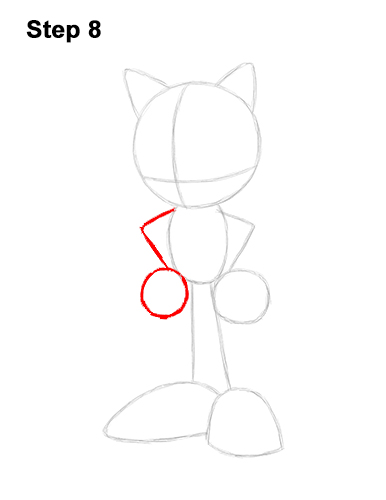 How to Draw Sonic the Hedgehog Full Body 8