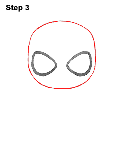 Draw Mini Chibi Little Spider-Man 3